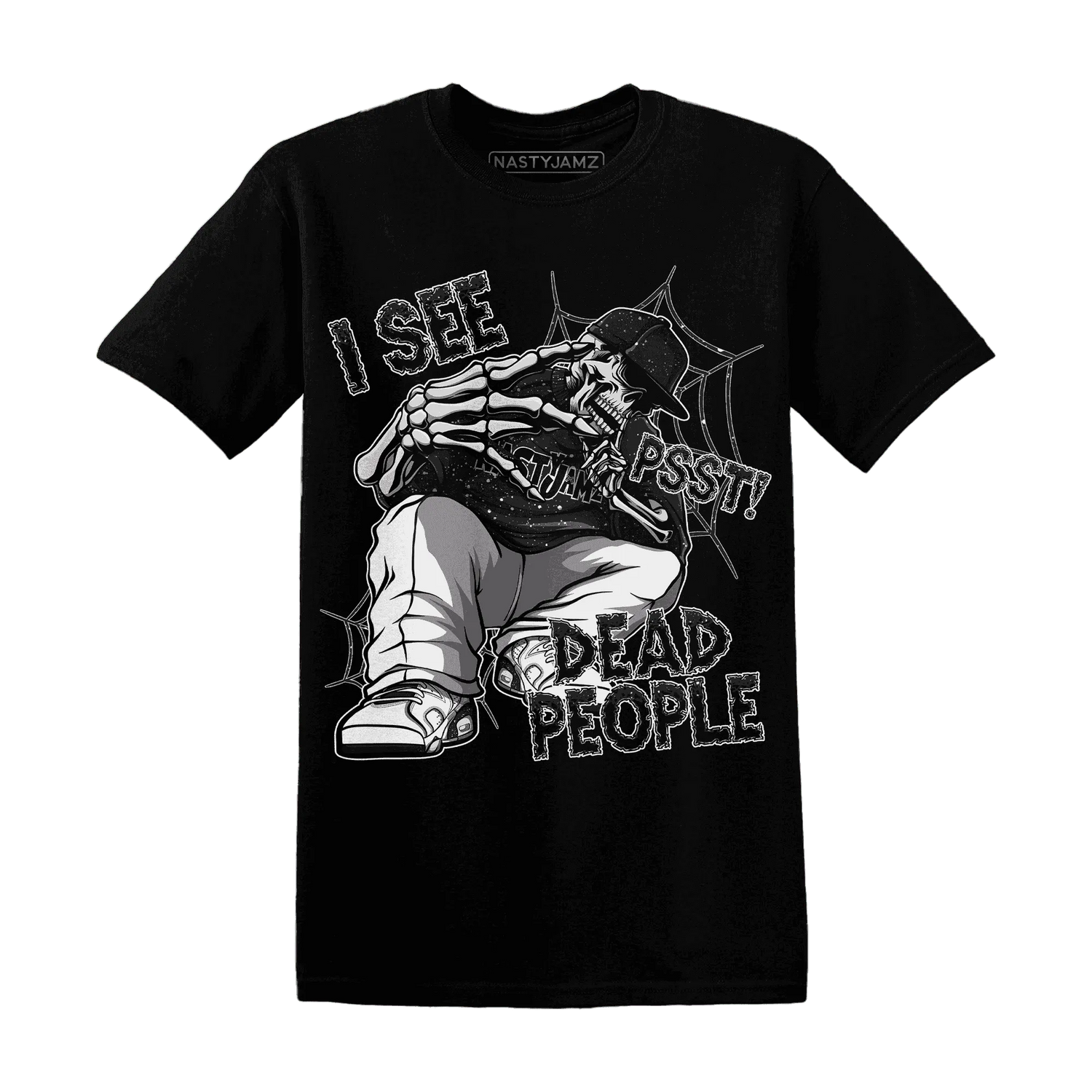 Reverse-Oreo-6s-T-Shirt-Match-Skull-Whisper