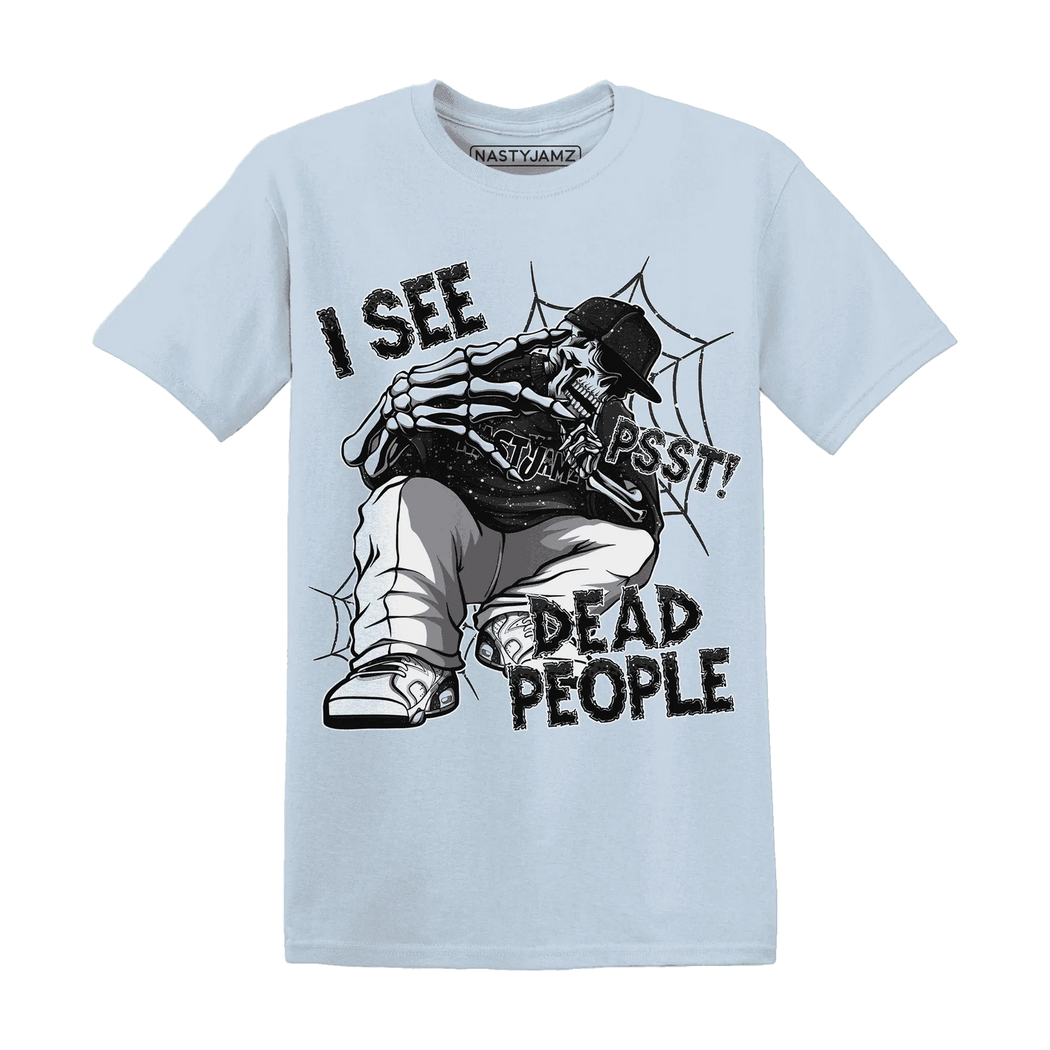 Reverse-Oreo-6s-T-Shirt-Match-Skull-Whisper