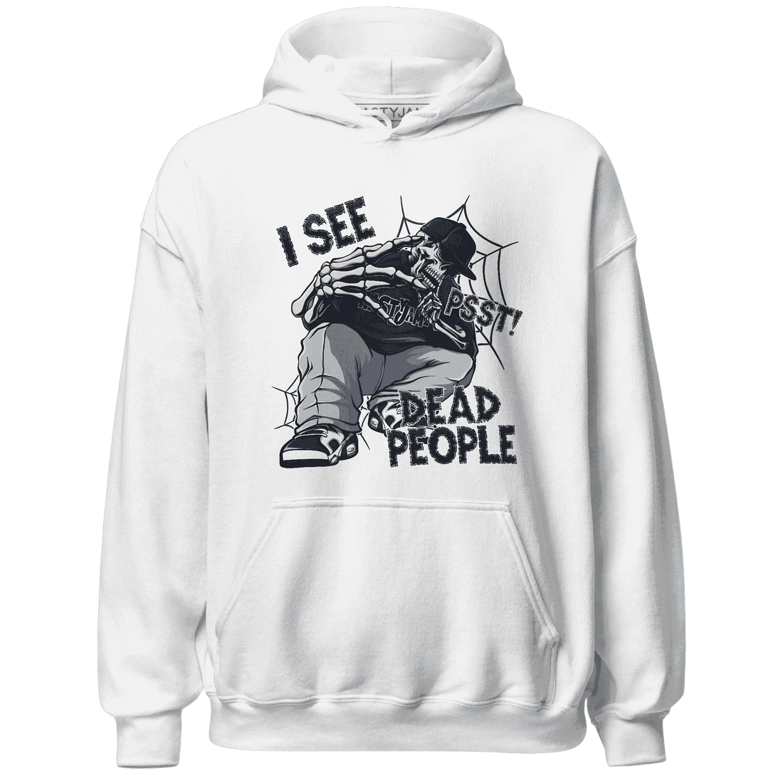 White-Navy-6s-Hoodie-Match-Skull-Whisper