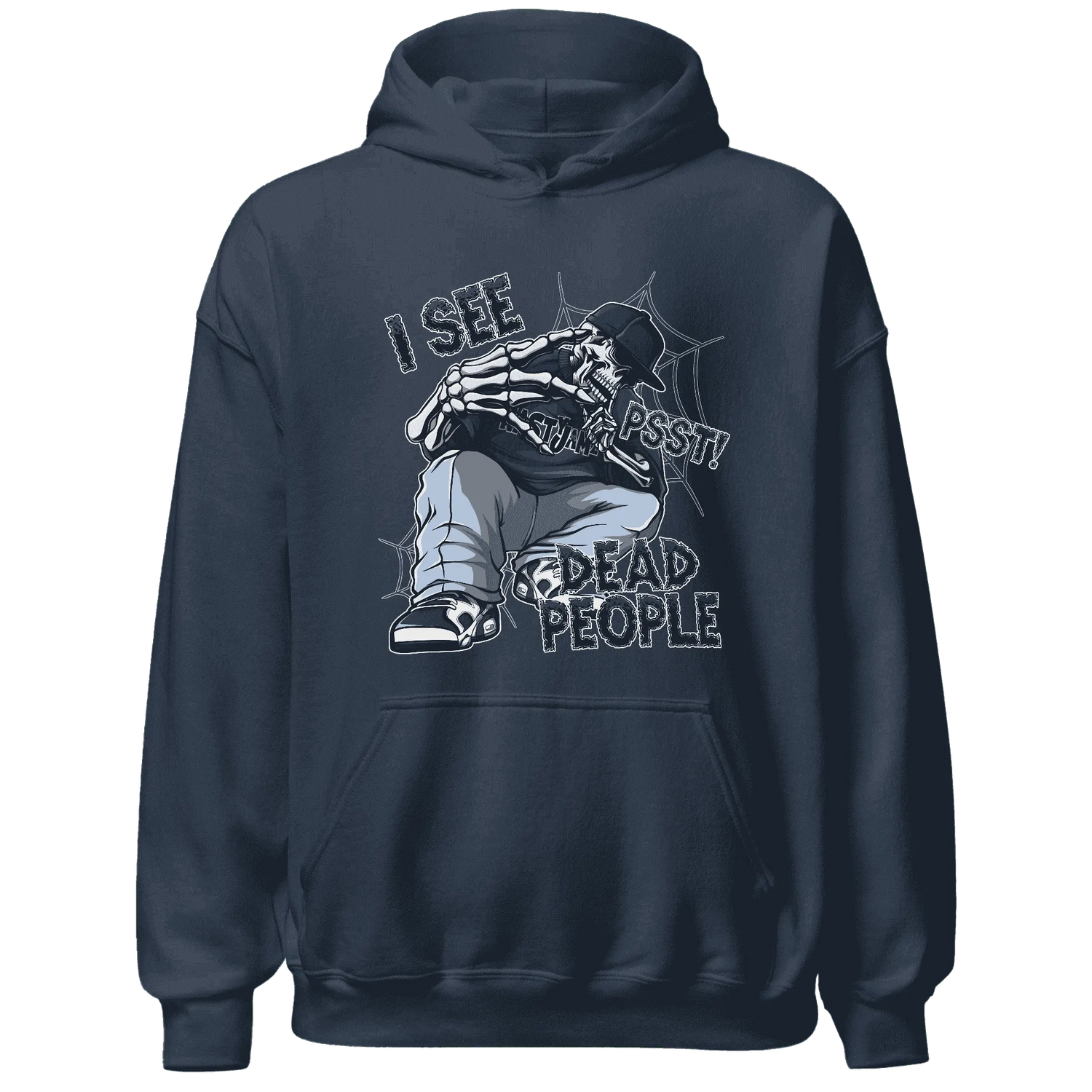 White-Navy-6s-Hoodie-Match-Skull-Whisper