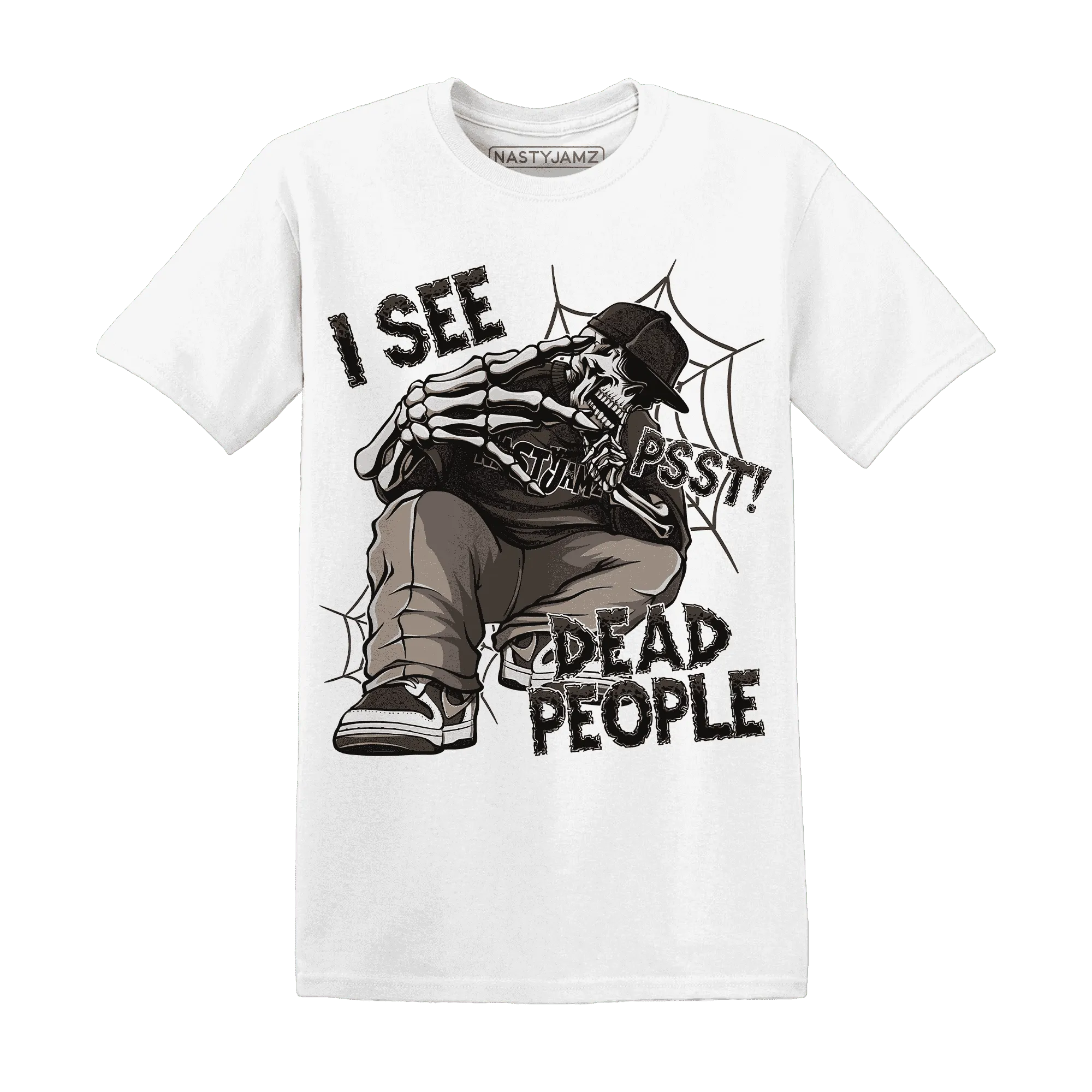 Dunk-Low-Baroque-Brown-T-Shirt-Match-Skull-Whisper