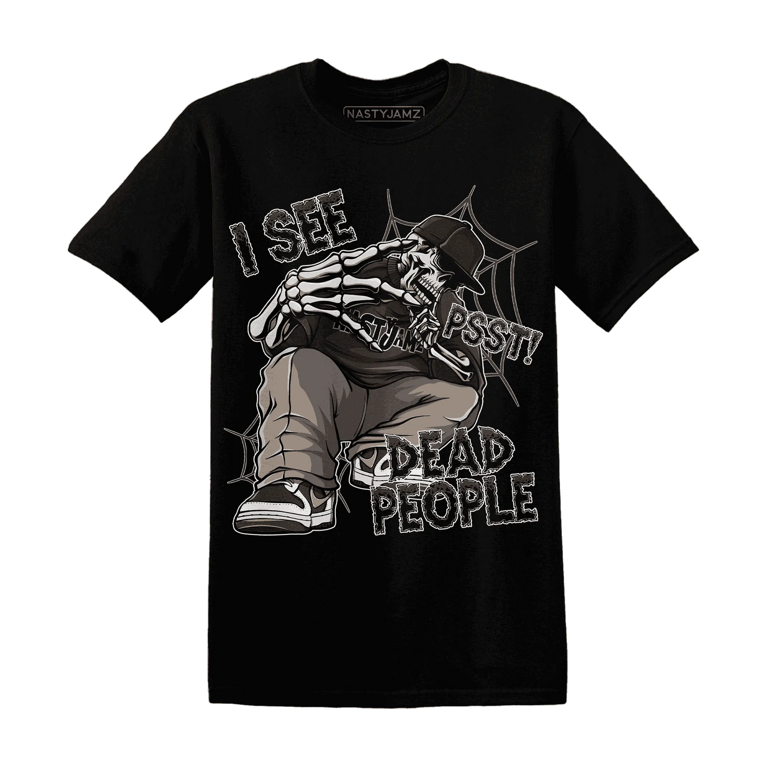 Dunk-Low-Baroque-Brown-T-Shirt-Match-Skull-Whisper