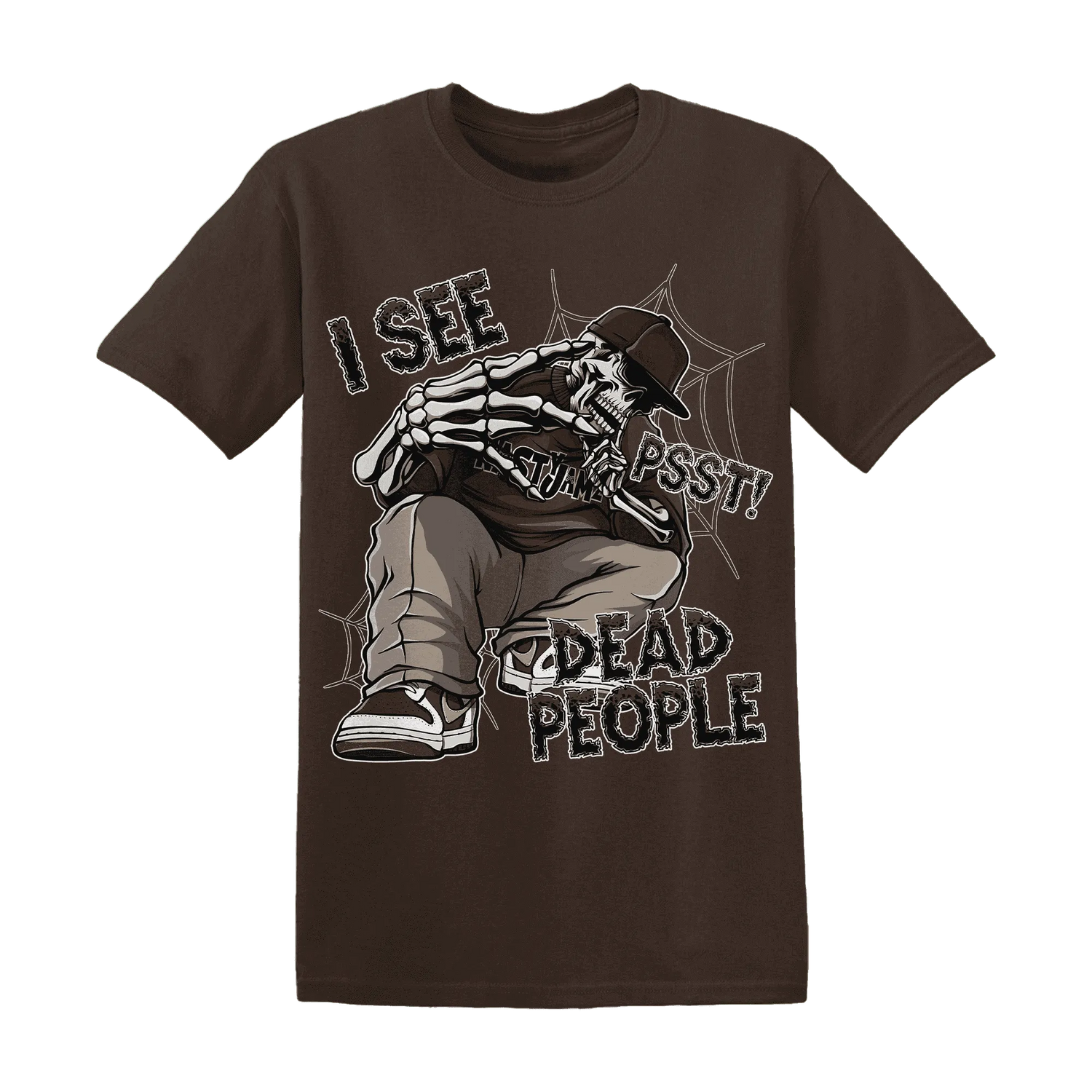 Dunk-Low-Baroque-Brown-T-Shirt-Match-Skull-Whisper