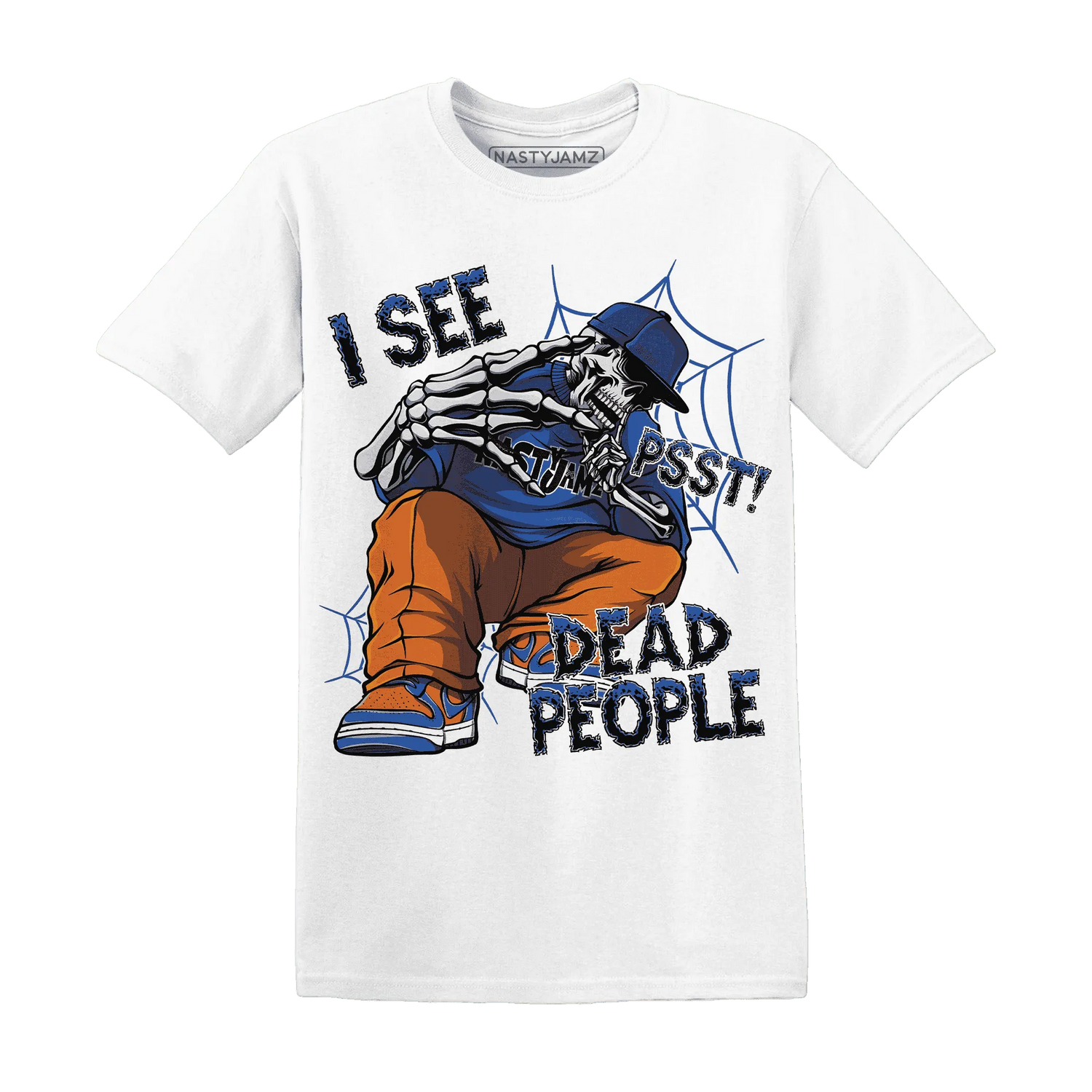 Dunk-Low-Knicks-T-Shirt-Match-Skull-Whisper
