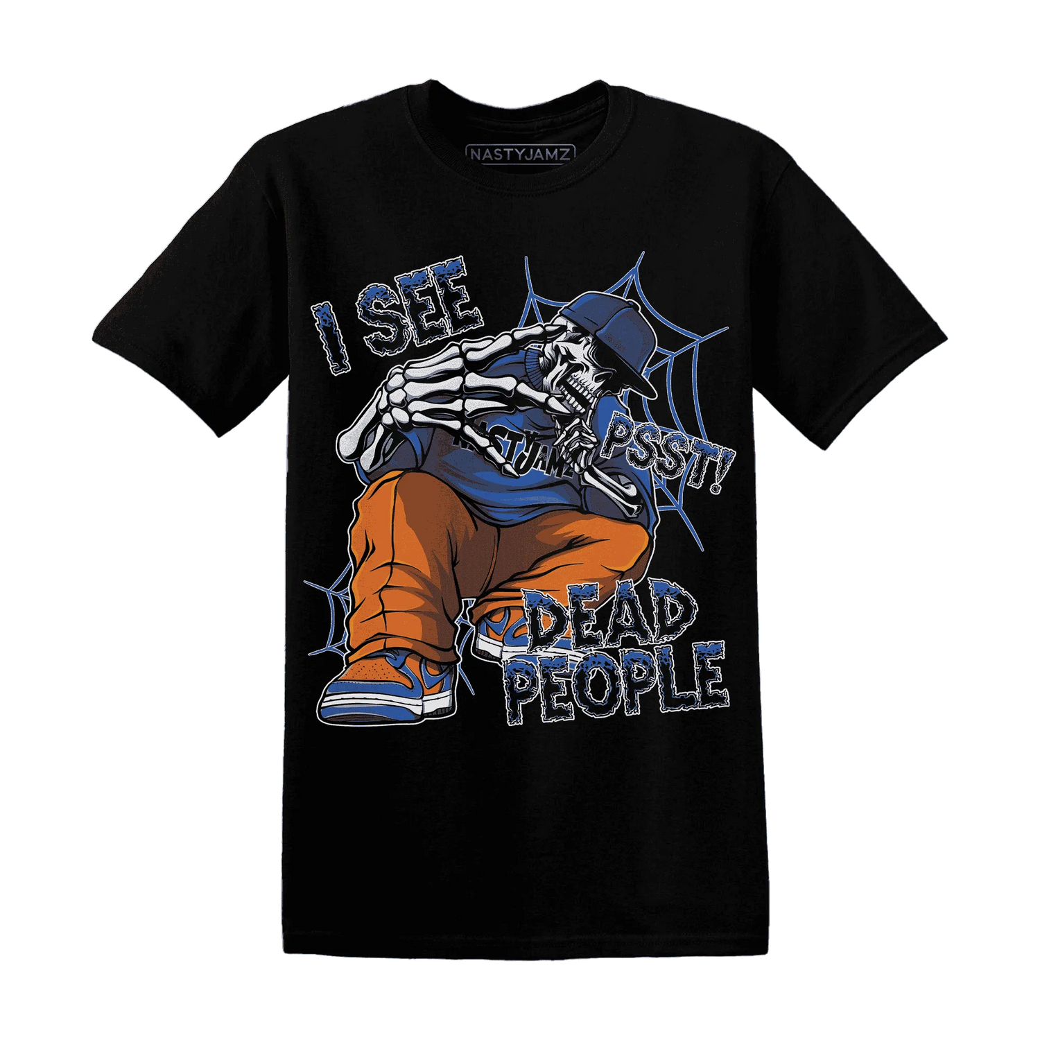 Dunk-Low-Knicks-T-Shirt-Match-Skull-Whisper
