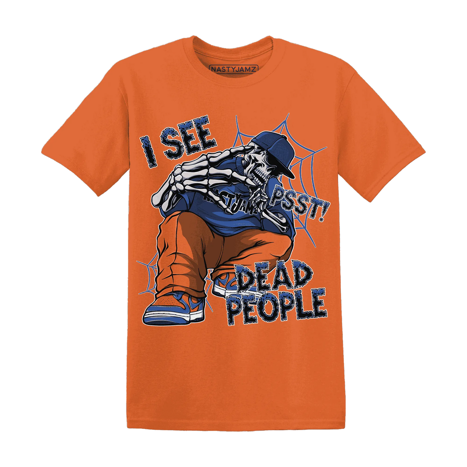 Dunk-Low-Knicks-T-Shirt-Match-Skull-Whisper