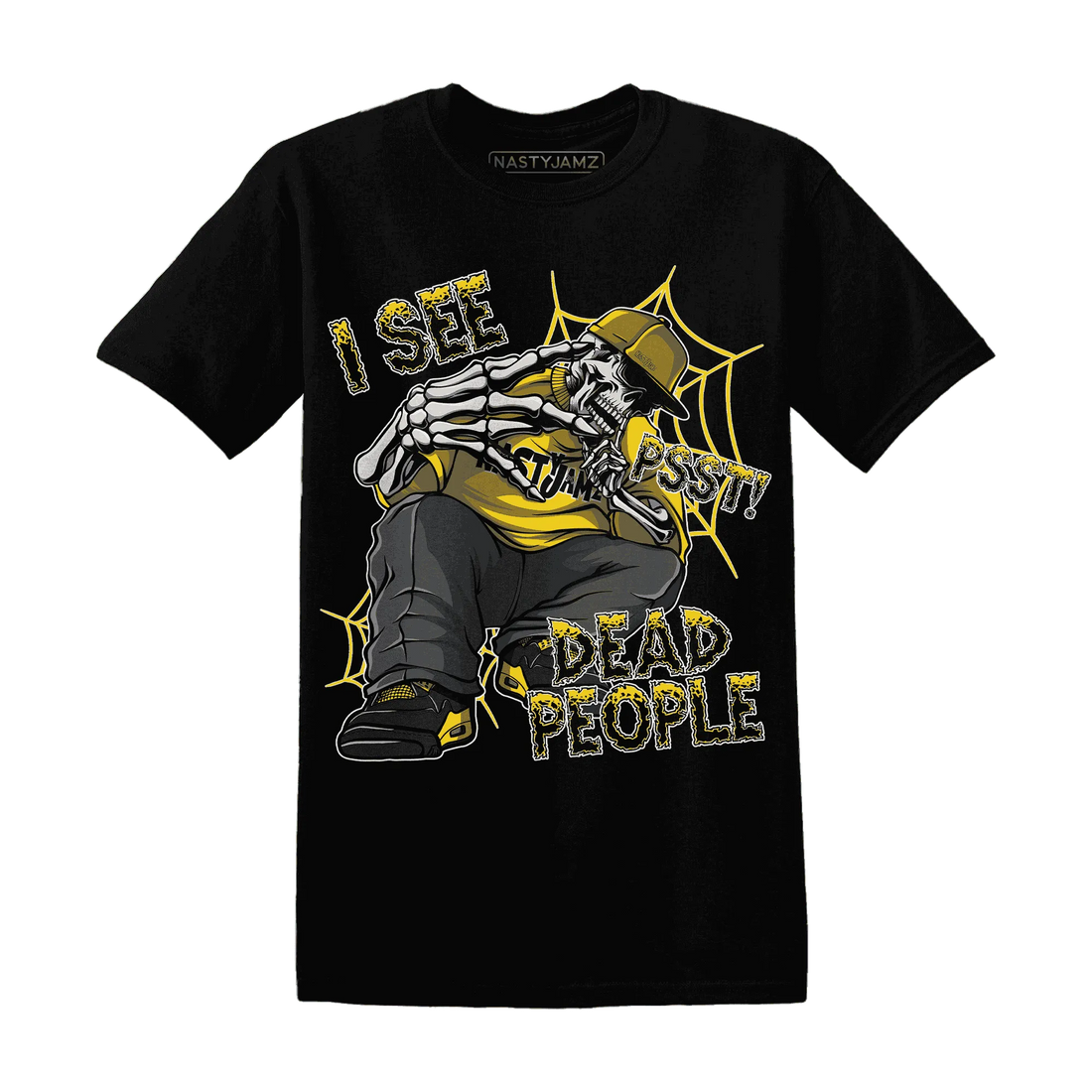 Thunder-4s-T-Shirt-Match-Skull-Whisper