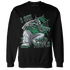 Lucky-Green-5s-Sweatshirt-Match-Skull-Whisper