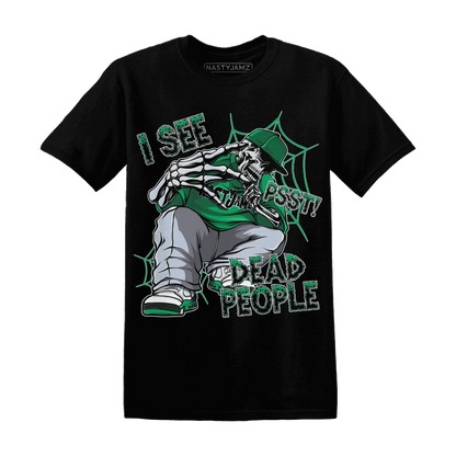 Lucky-Green-5s-T-Shirt-Match-Skull-Whisper