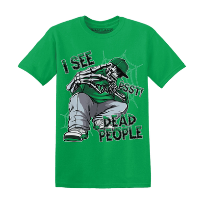 Lucky-Green-5s-T-Shirt-Match-Skull-Whisper