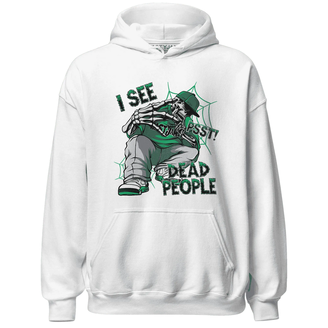 Lucky-Green-5s-Hoodie-Match-Skull-Whisper