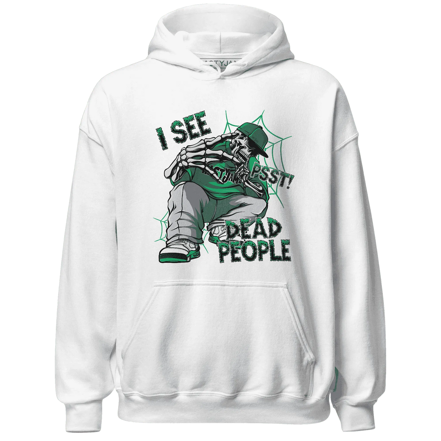 Lucky-Green-5s-Hoodie-Match-Skull-Whisper