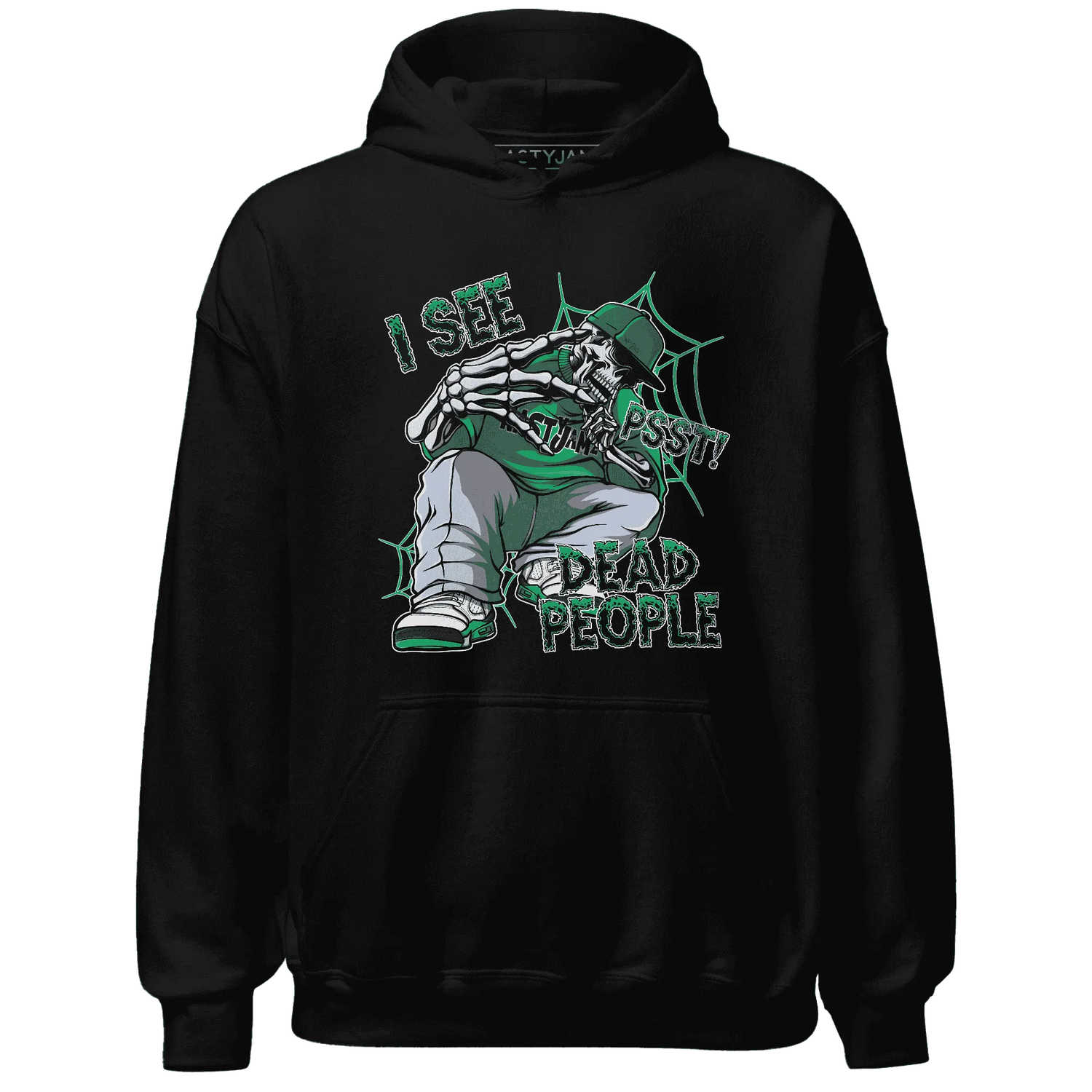 Lucky-Green-5s-Hoodie-Match-Skull-Whisper