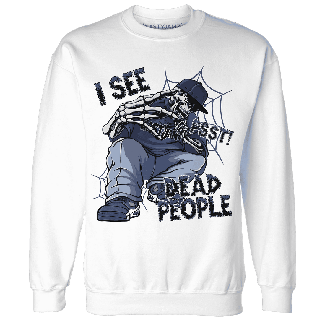 Midnight-Navy-5s-Sweatshirt-Match-Skull-Whisper