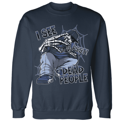 Midnight-Navy-5s-Sweatshirt-Match-Skull-Whisper