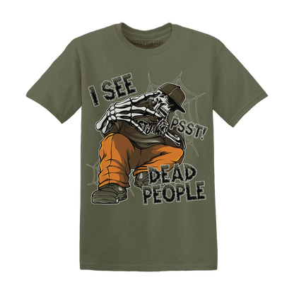 Olive-5s-T-Shirt-Match-Skull-Whisper