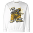 Yellow-Ochre-6s-Sweatshirt-Match-Skull-Whisper