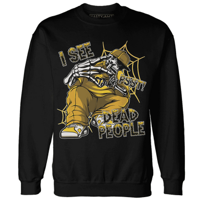 Yellow-Ochre-6s-Sweatshirt-Match-Skull-Whisper