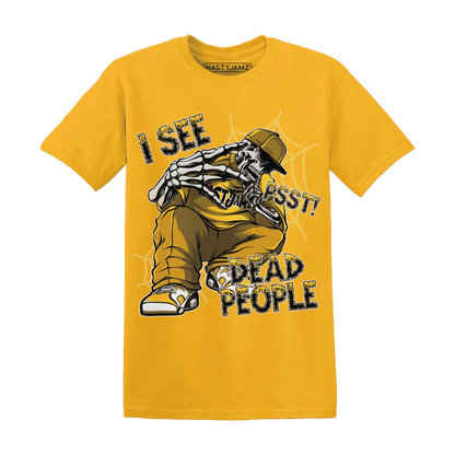 Yellow-Ochre-6s-T-Shirt-Match-Skull-Whisper