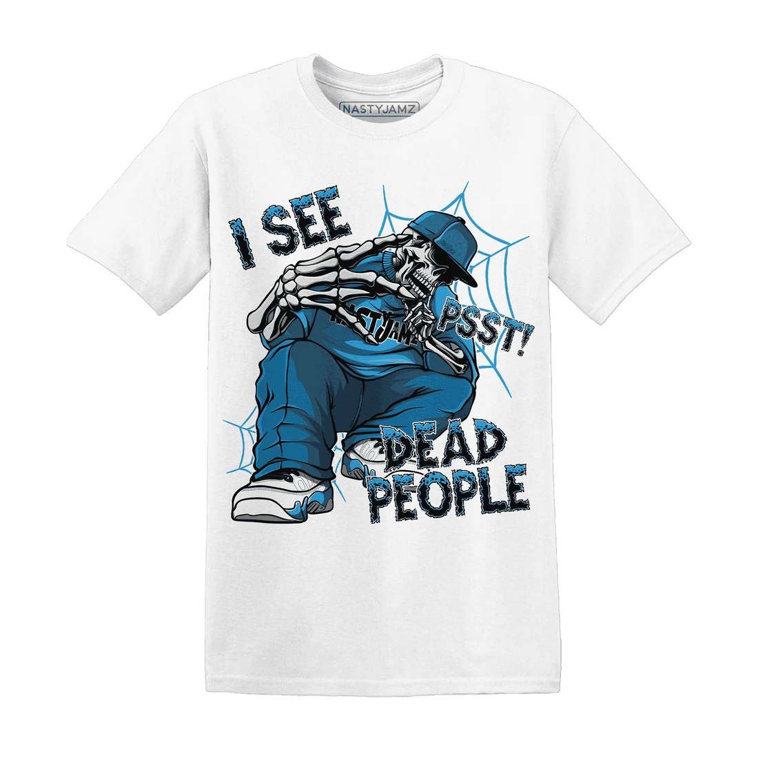 Powder-Blue-9s-T-Shirt-Match-Skull-Whisper