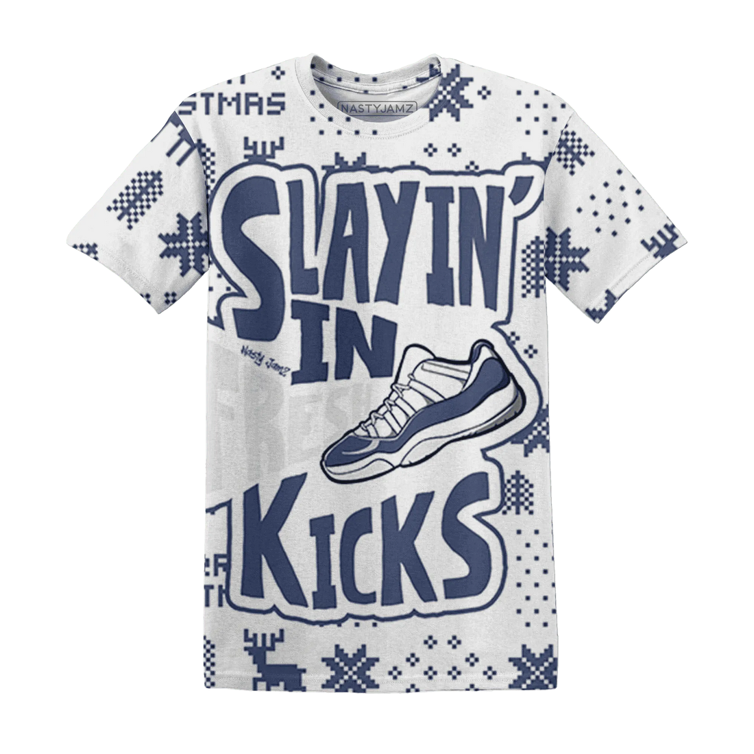 Low-Diffused-Blue-11s-NastyJamz-T-Shirt-Match-Slayin-Kicks-3D