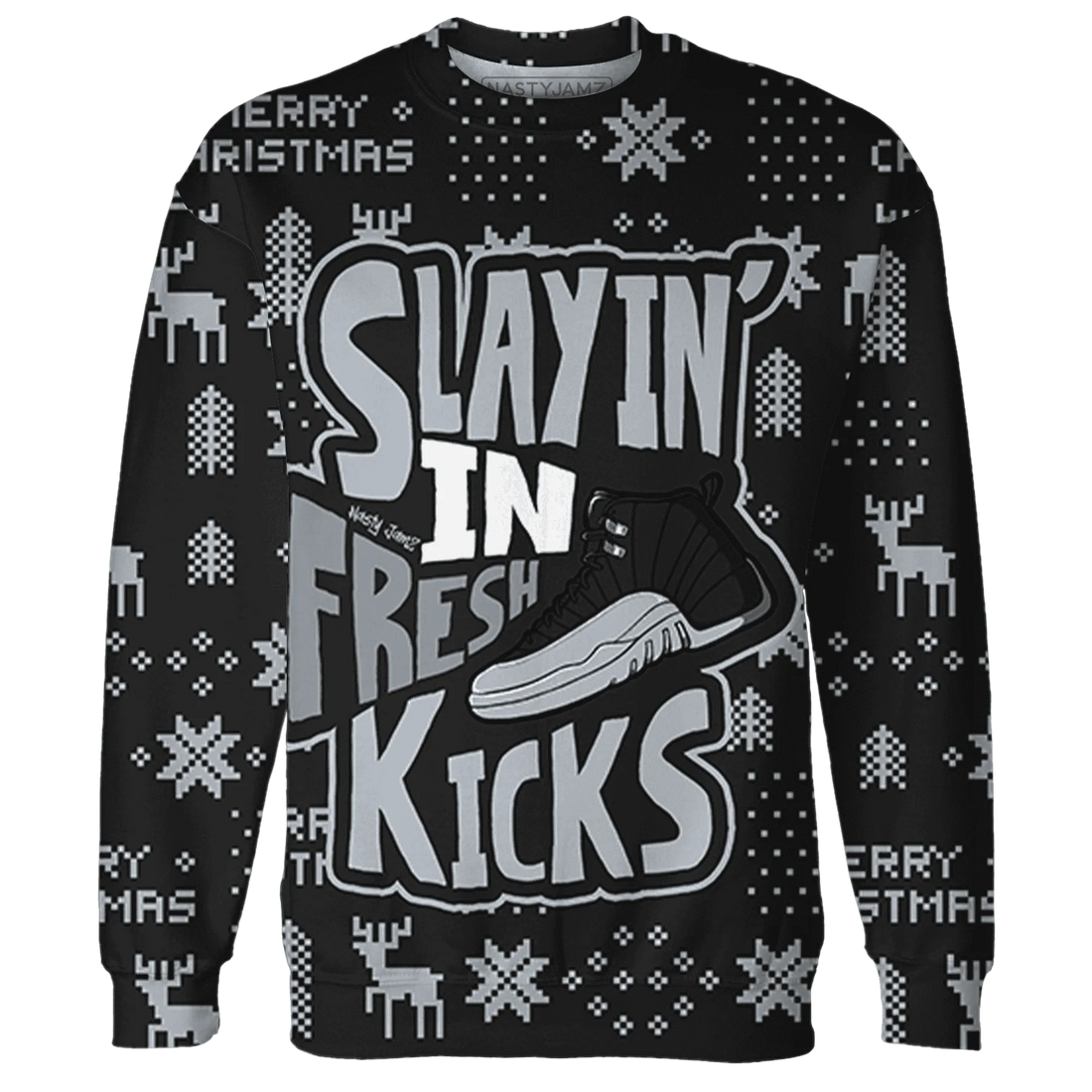 Wolf-Grey-12s-NastyJamz-Sweatshirt-Match-Slayin-Kicks-3D