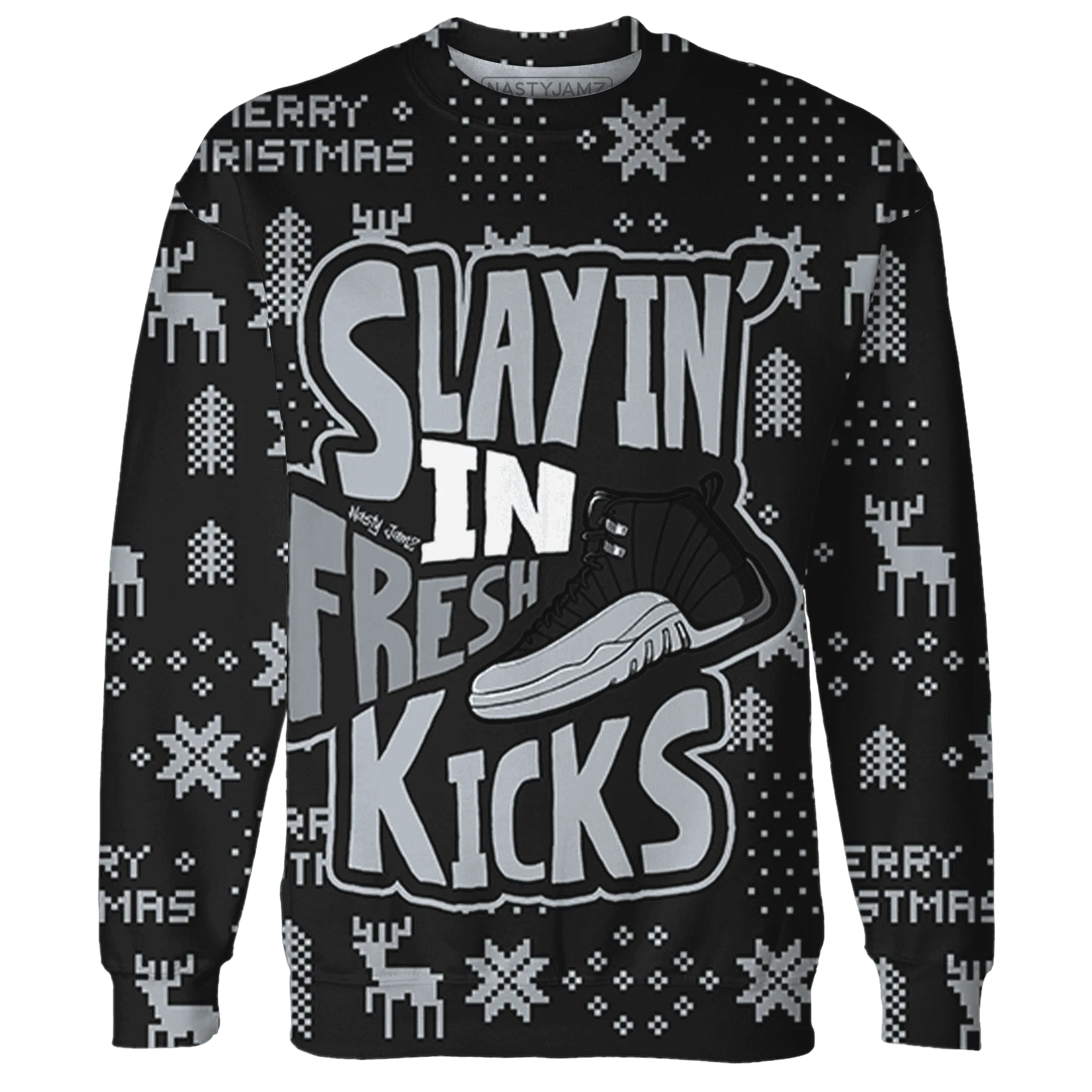 Wolf-Grey-12s-NastyJamz-Sweatshirt-Match-Slayin-Kicks-3D