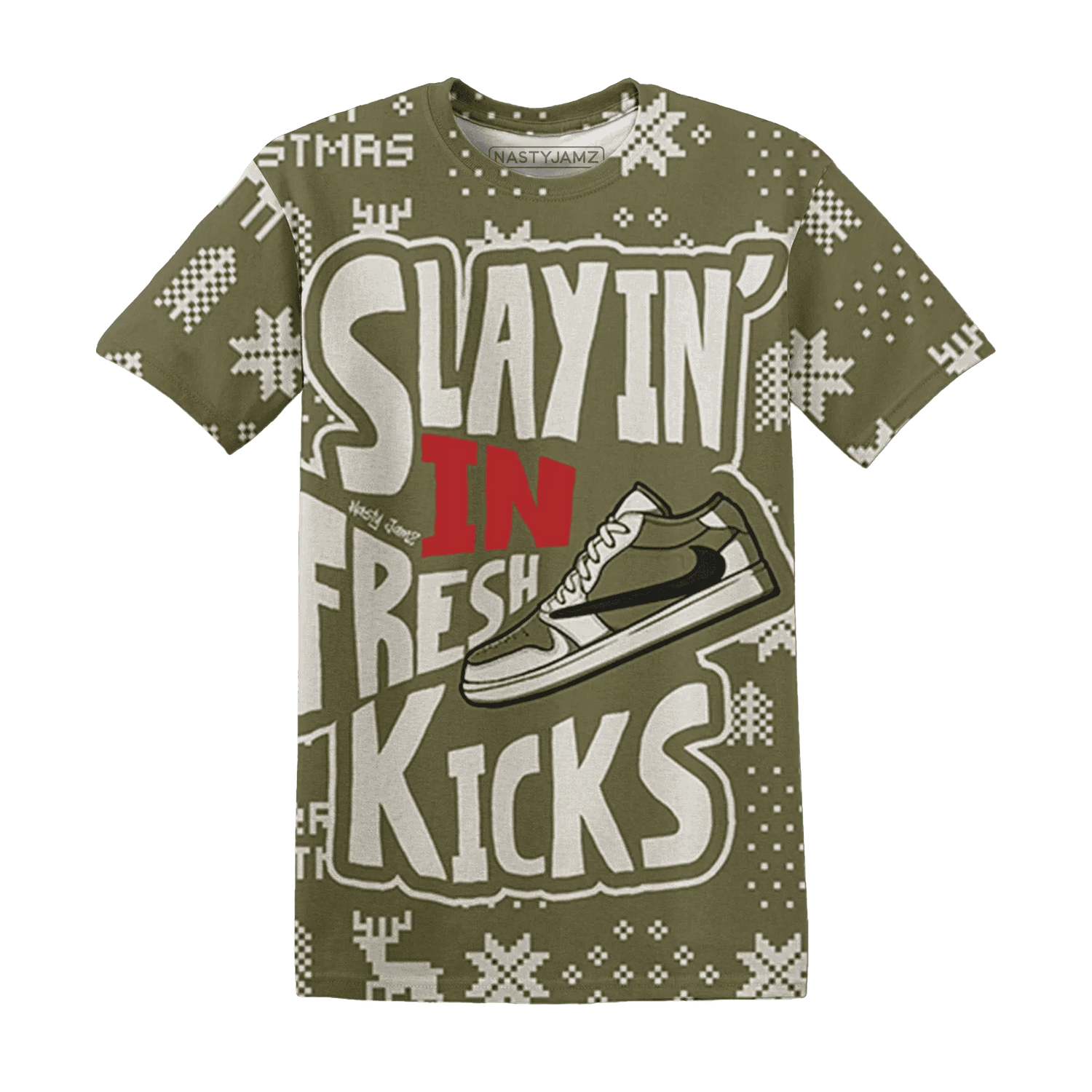 Medium-Olive-1s-NastyJamz-T-Shirt-Match-Slayin-Kicks-3D
