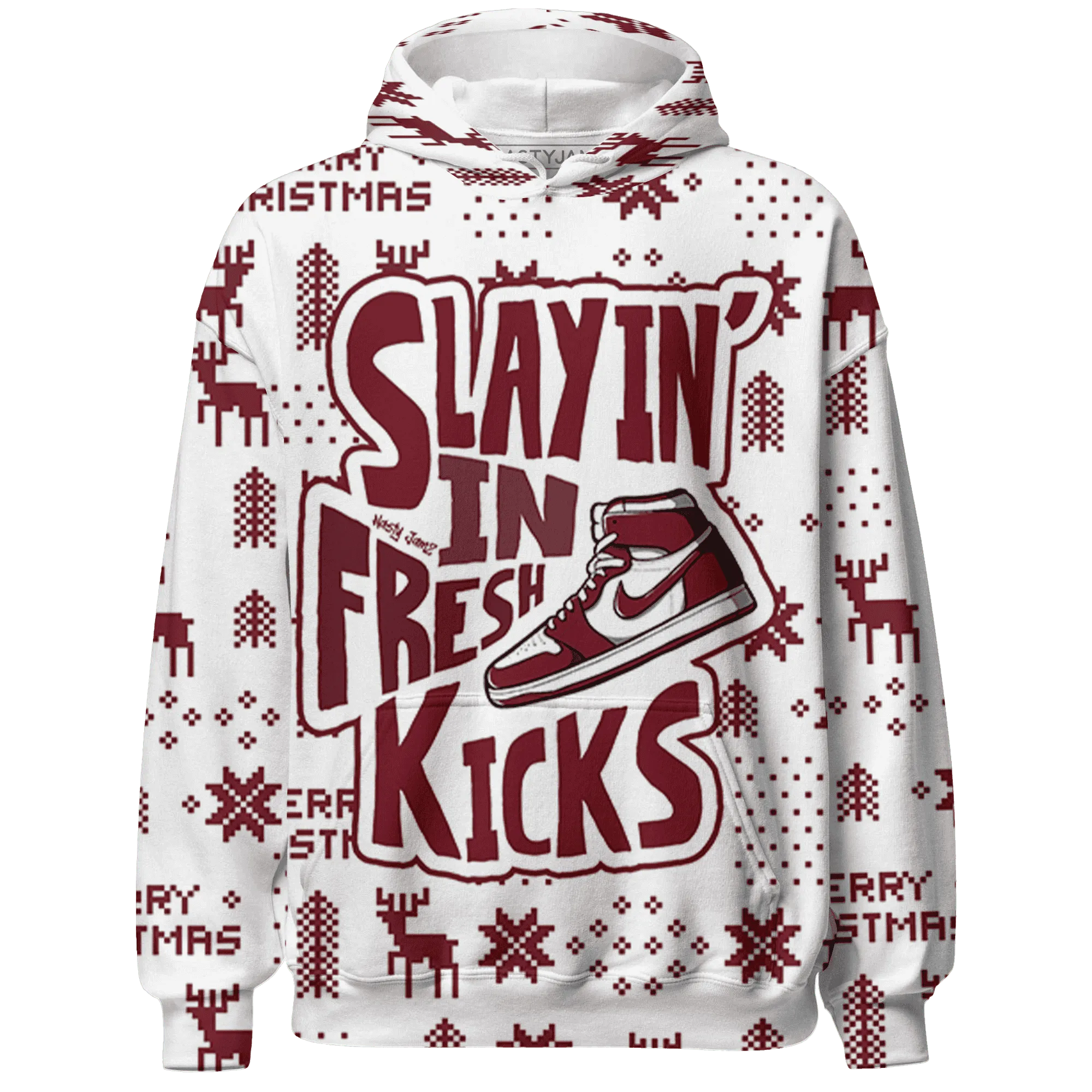 High-White-Team-Red-1s-NastyJamz-Hoodie-Match-Slayin-Kicks-3D