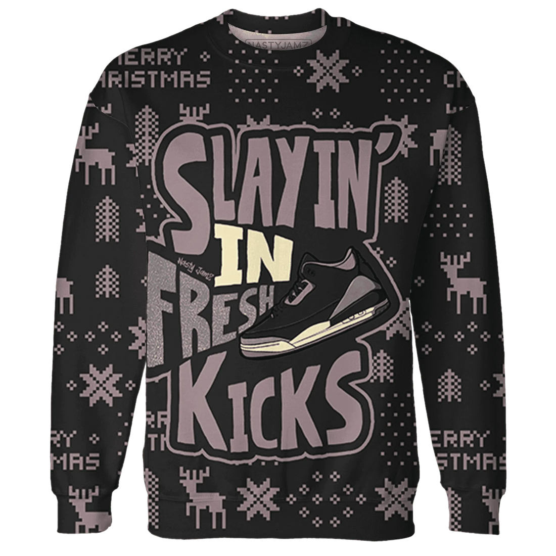 Black-Violet-Ore-3s-NastyJamz-Sweatshirt-Match-Slayin-Kicks-3D