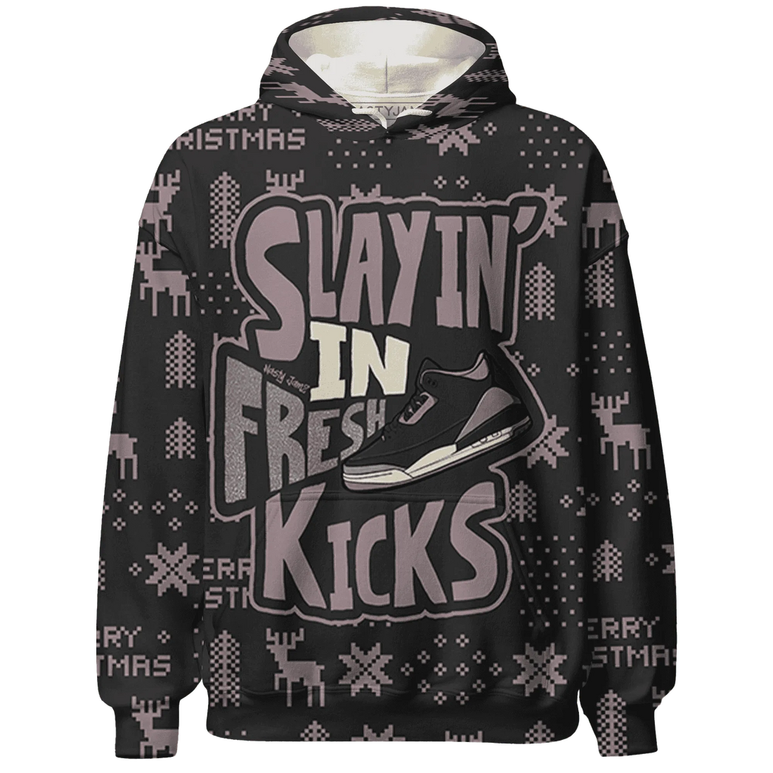 Black-Violet-Ore-3s-NastyJamz-Hoodie-Match-Slayin-Kicks-3D