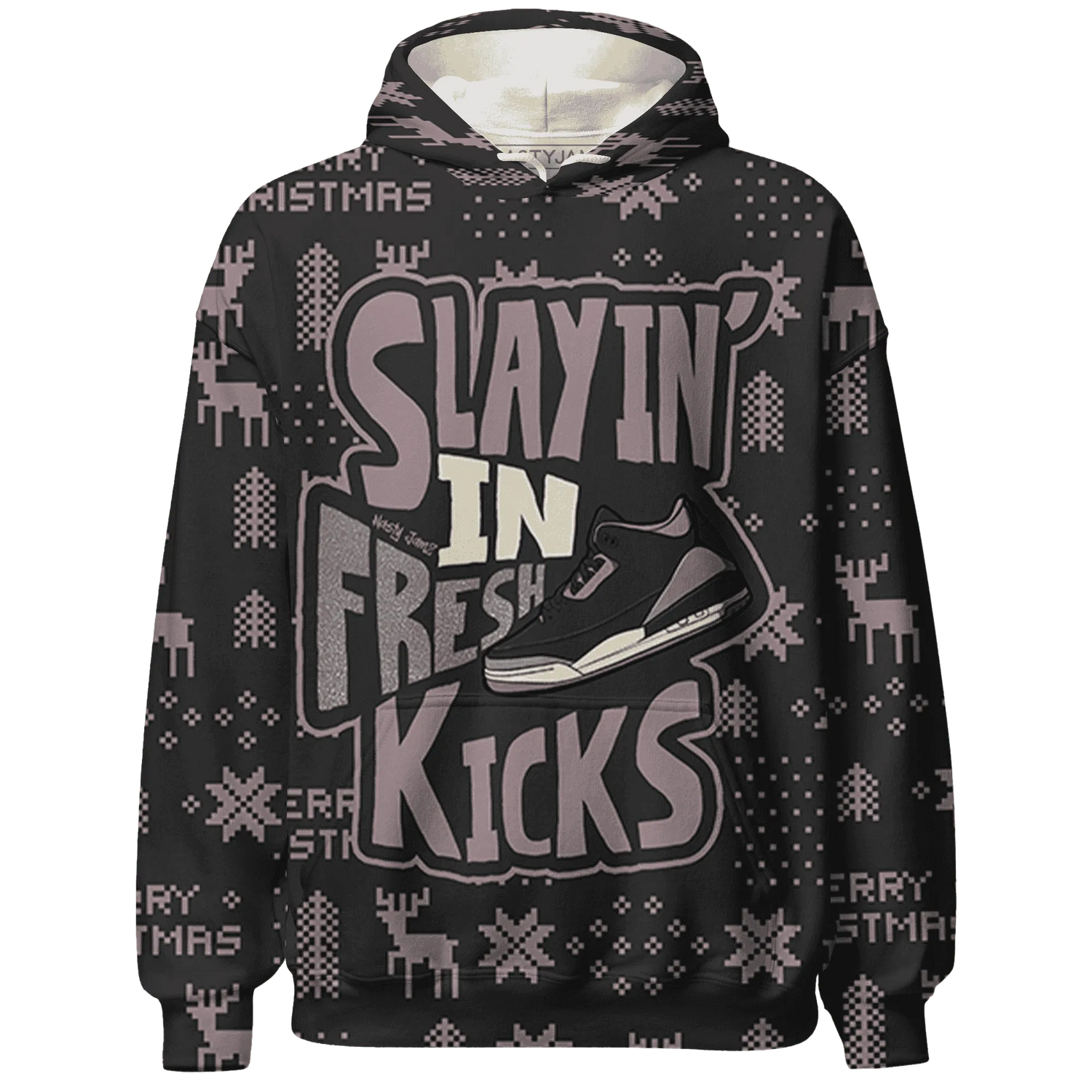 Black-Violet-Ore-3s-NastyJamz-Hoodie-Match-Slayin-Kicks-3D