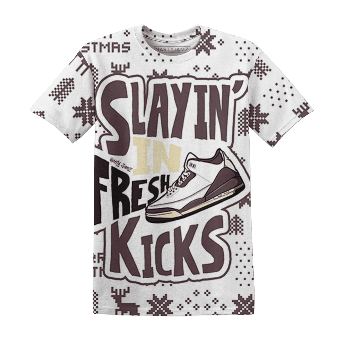 Burgundy-Crush-3s-NastyJamz-T-Shirt-Match-Slayin-Kicks-3D