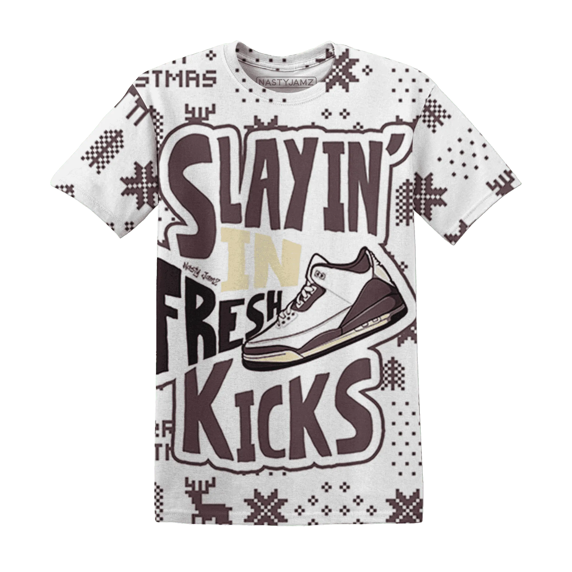 Burgundy-Crush-3s-NastyJamz-T-Shirt-Match-Slayin-Kicks-3D