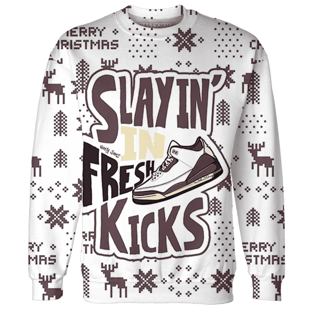Burgundy-Crush-3s-NastyJamz-Sweatshirt-Match-Slayin-Kicks-3D