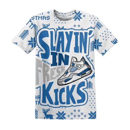 Industrial-Blue-4s-NastyJamz-T-Shirt-Match-Slayin-Kicks-3D