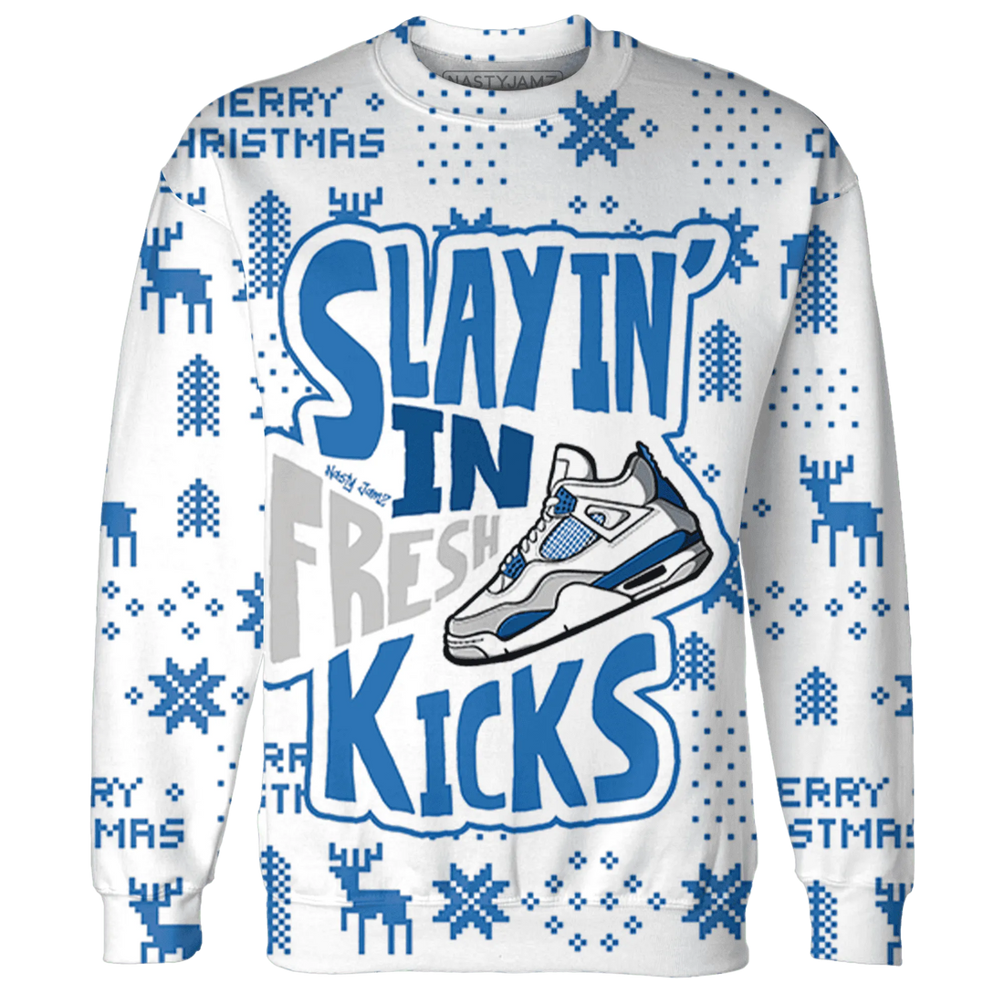Industrial-Blue-4s-NastyJamz-Sweatshirt-Match-Slayin-Kicks-3D