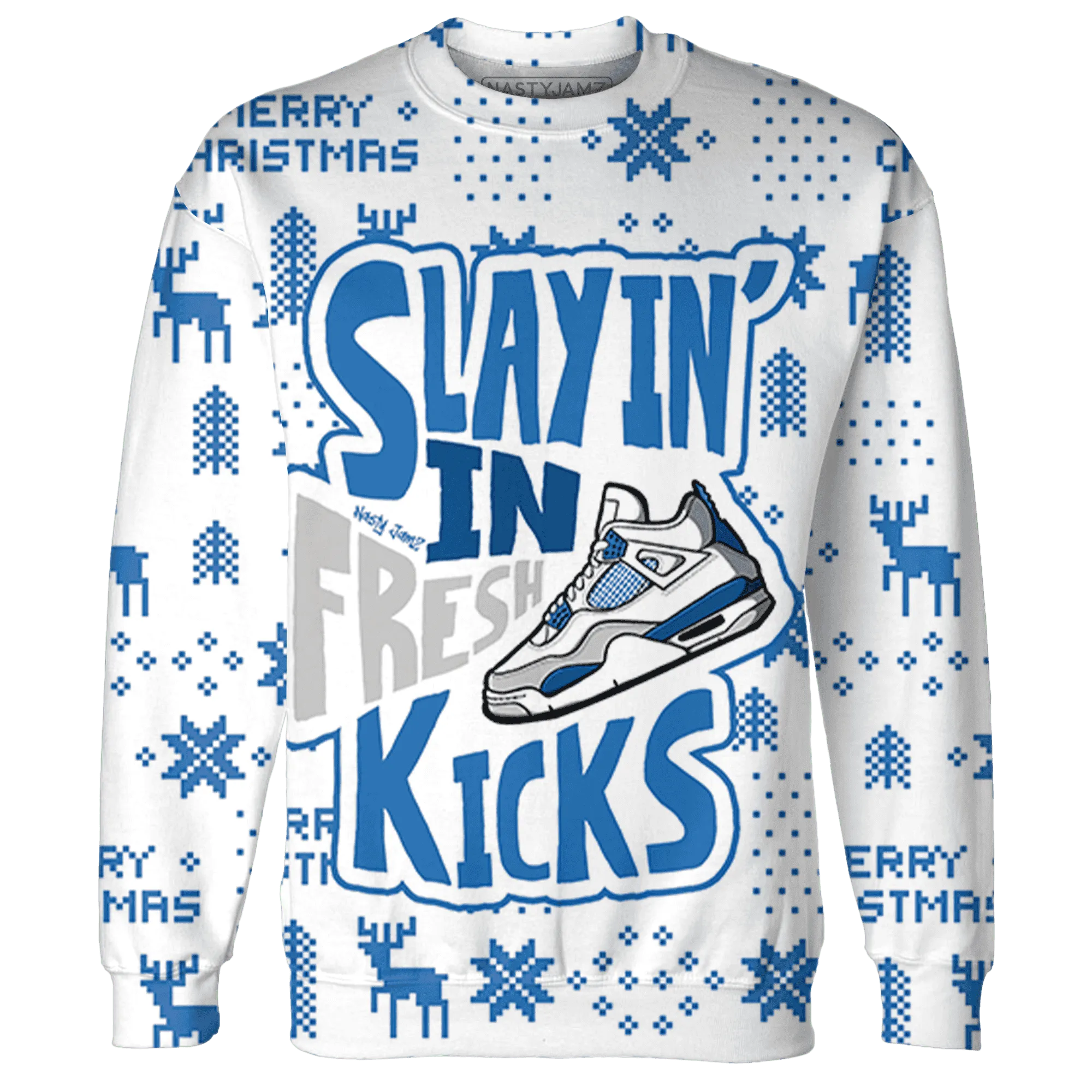 Industrial-Blue-4s-NastyJamz-Sweatshirt-Match-Slayin-Kicks-3D