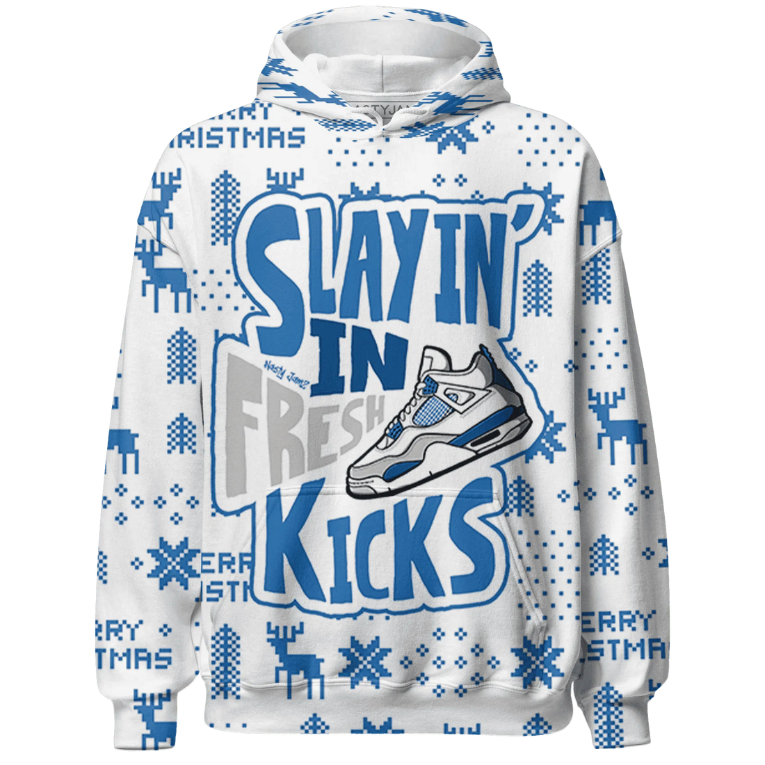 Industrial-Blue-4s-NastyJamz-Hoodie-Match-Slayin-Kicks-3D