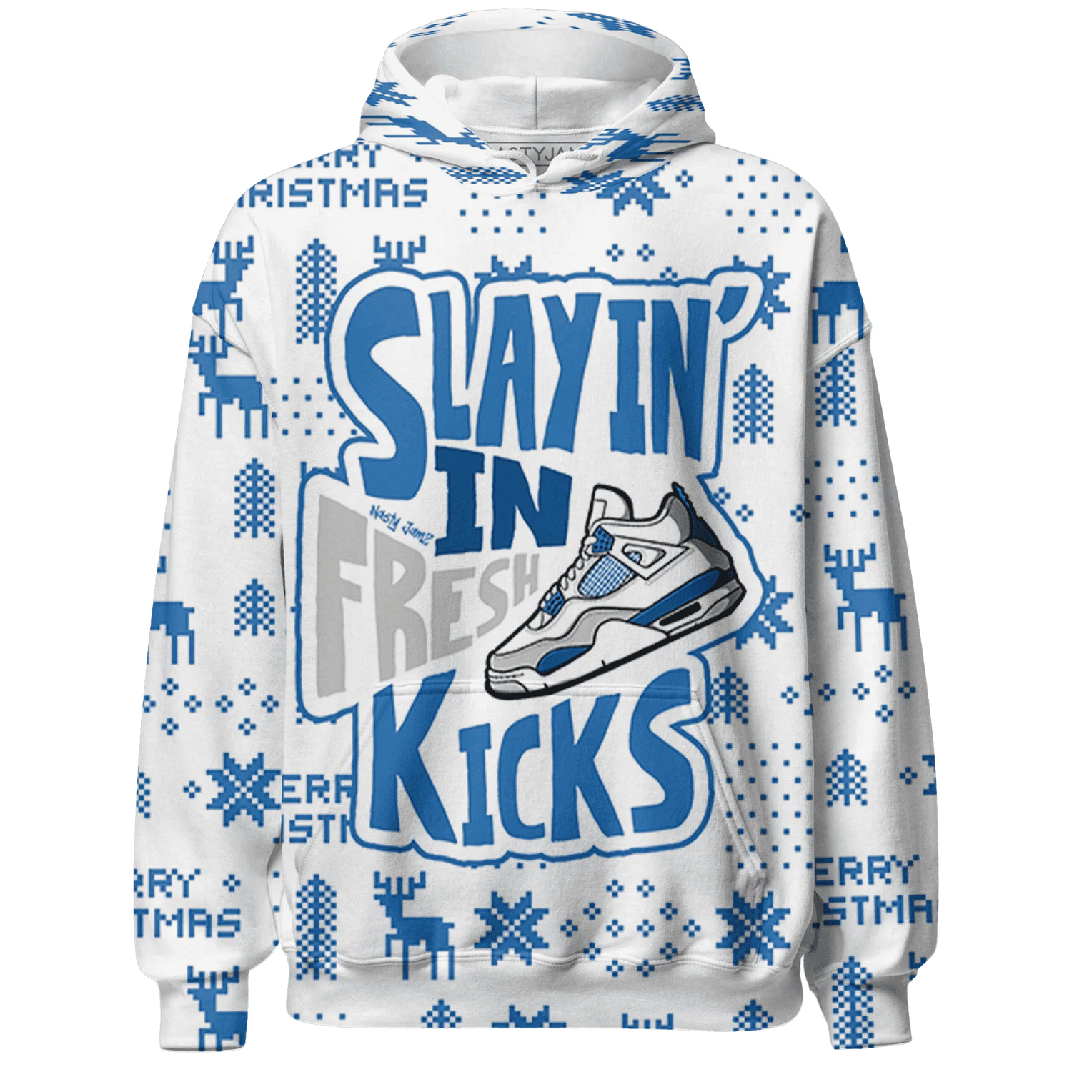 Industrial-Blue-4s-NastyJamz-Hoodie-Match-Slayin-Kicks-3D