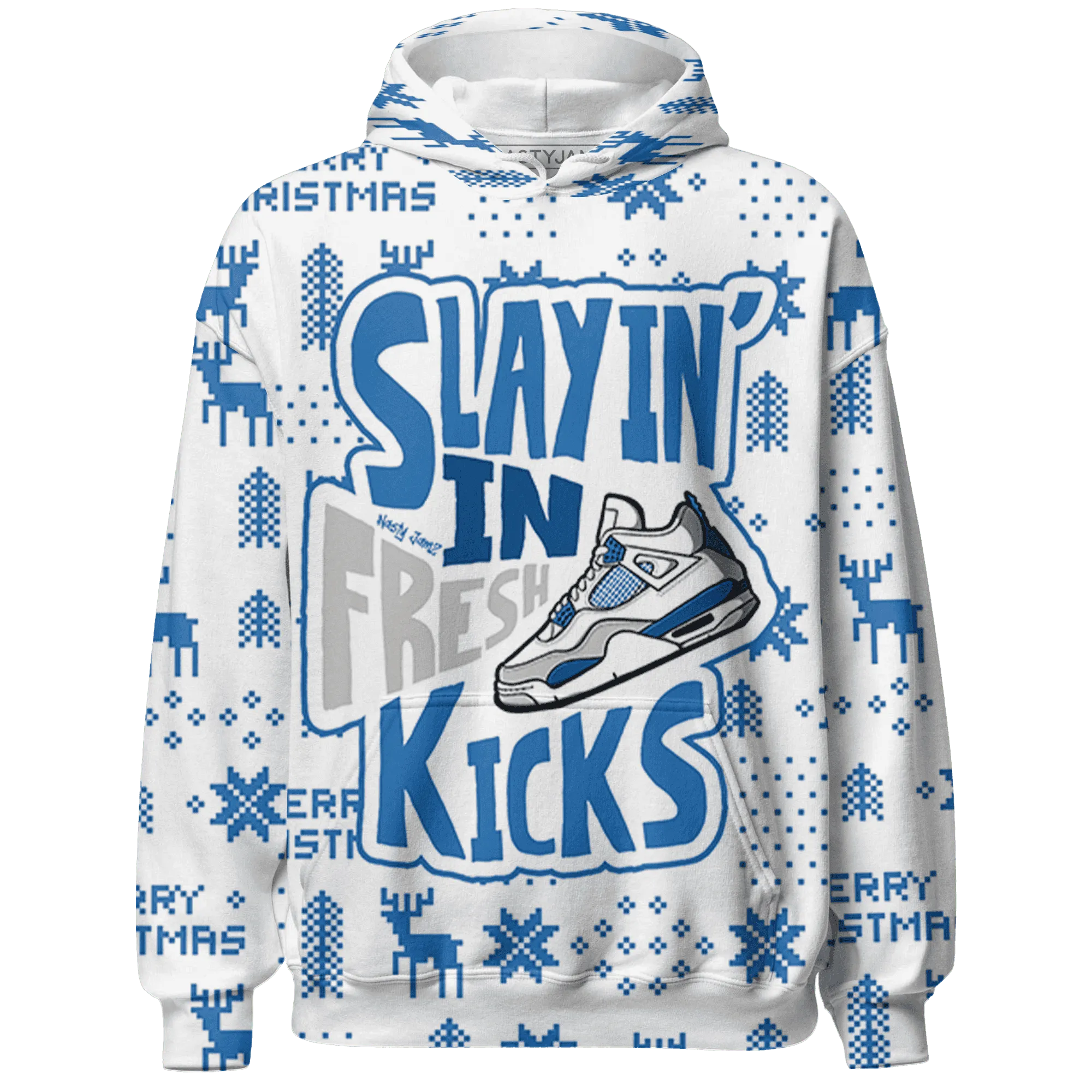 Industrial-Blue-4s-NastyJamz-Hoodie-Match-Slayin-Kicks-3D