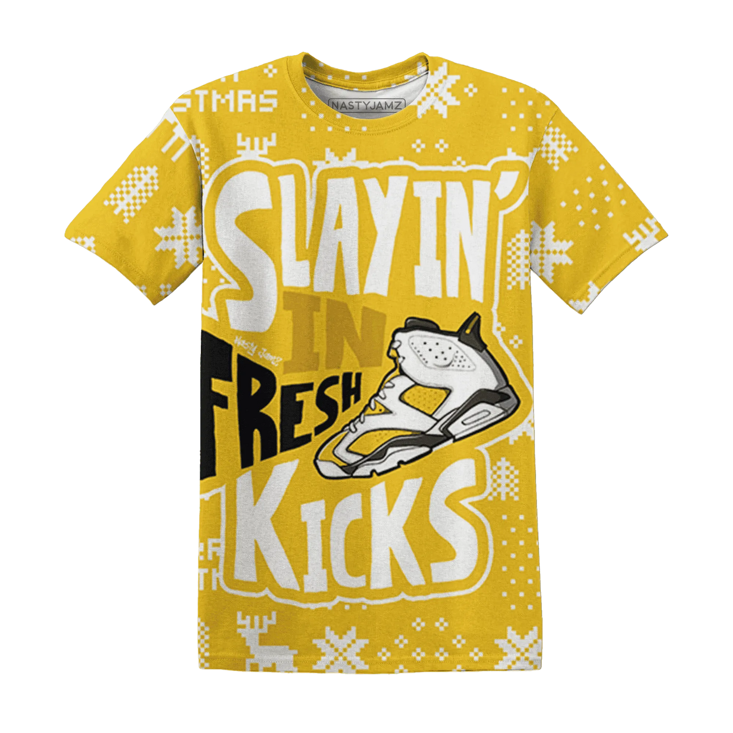 Yellow-Ochre-6s-NastyJamz-T-Shirt-Match-Slayin-Kicks-3D