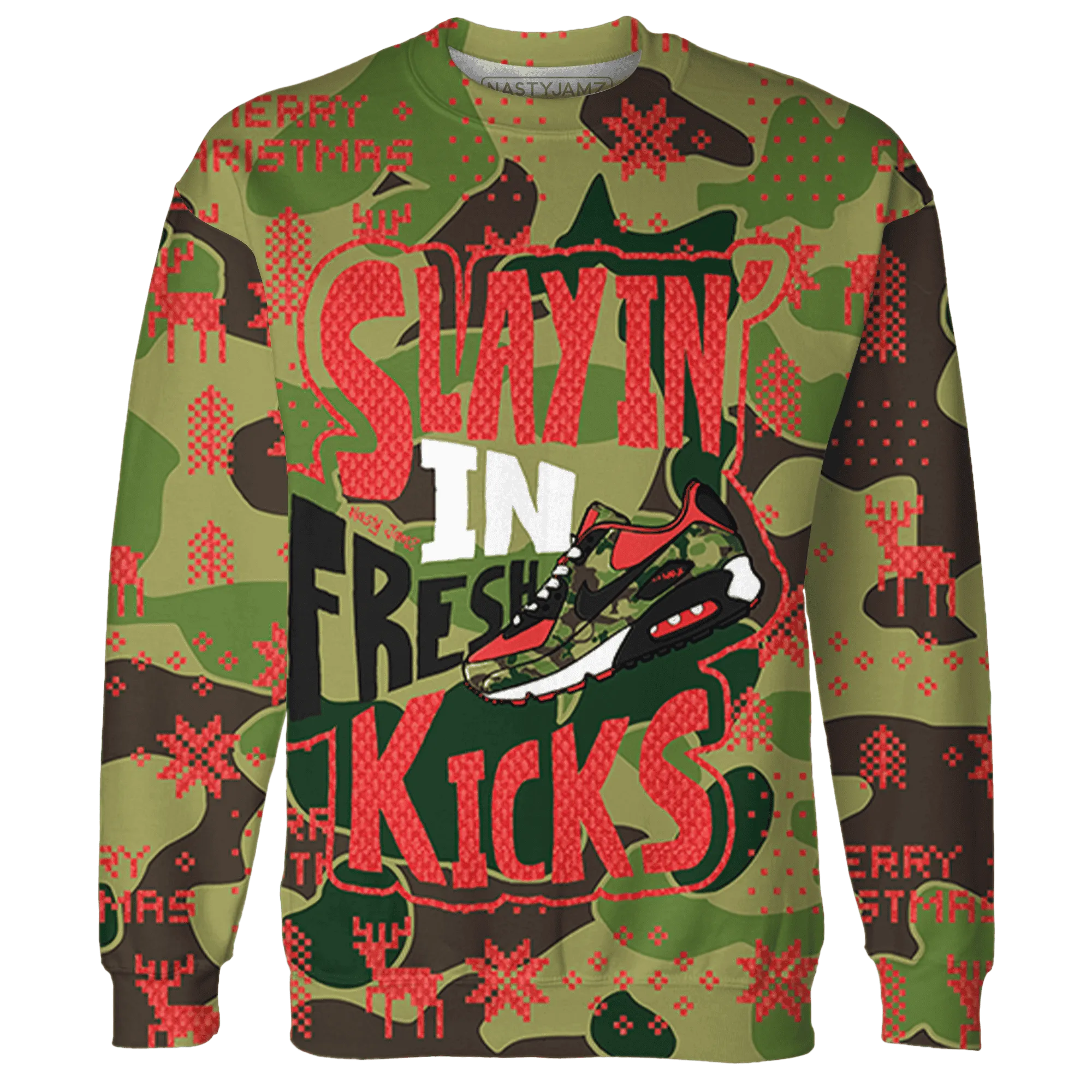 AM-90-Duck-Camo-NastyJamz-Sweatshirt-Match-Slayin-Kicks-3D