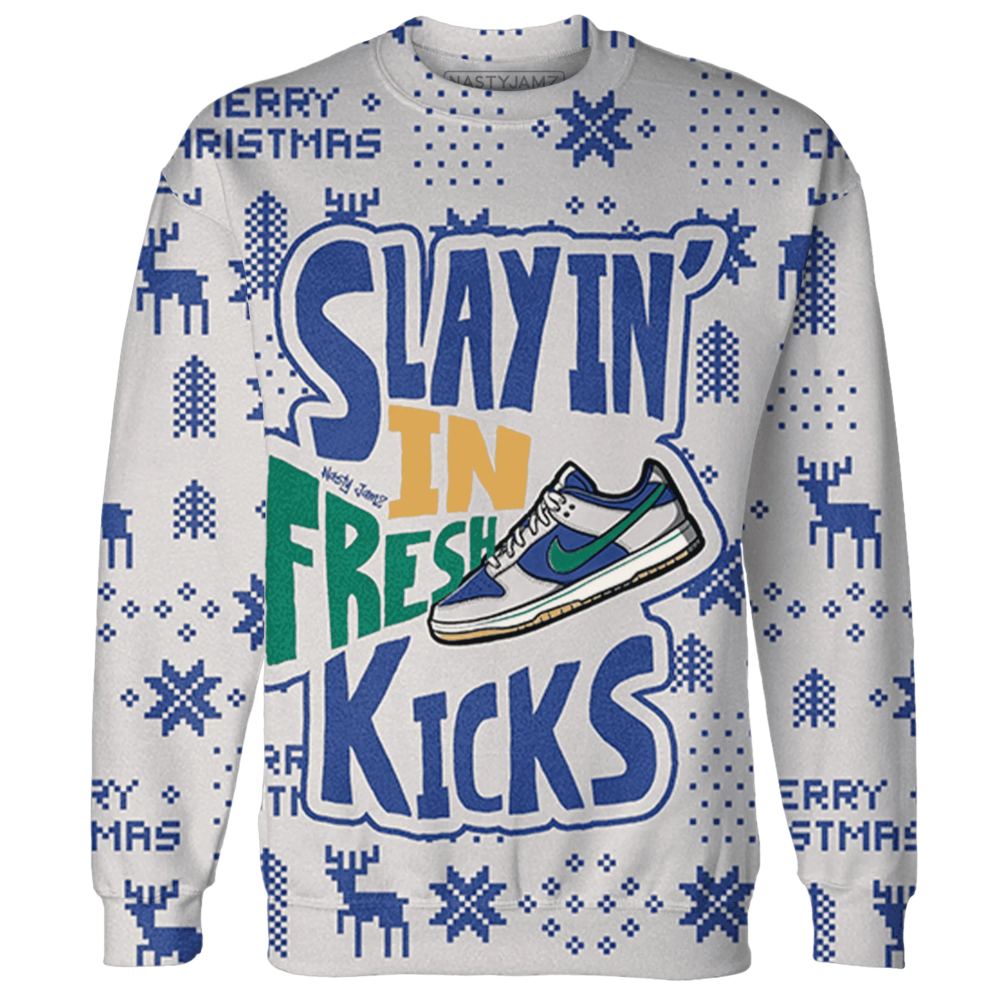 Dunk-Royal-Malachite-NastyJamz-Sweatshirt-Match-Slayin-Kicks-3D