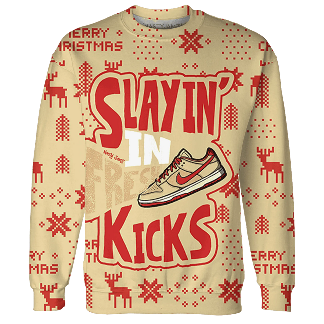 Dunk-Strawberry-Waffle-NastyJamz-Sweatshirt-Match-Slayin-Kicks-3D