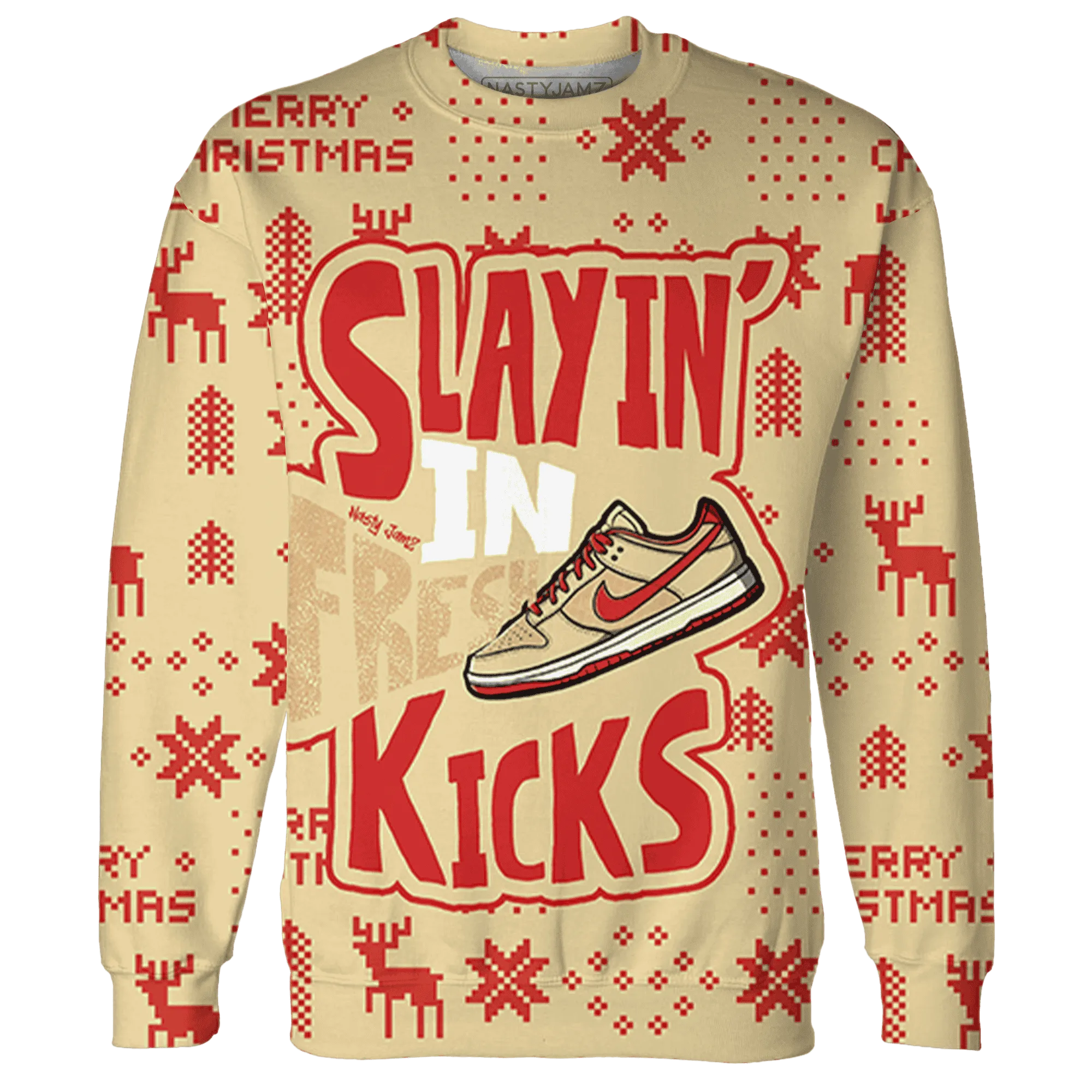 Dunk-Strawberry-Waffle-NastyJamz-Sweatshirt-Match-Slayin-Kicks-3D