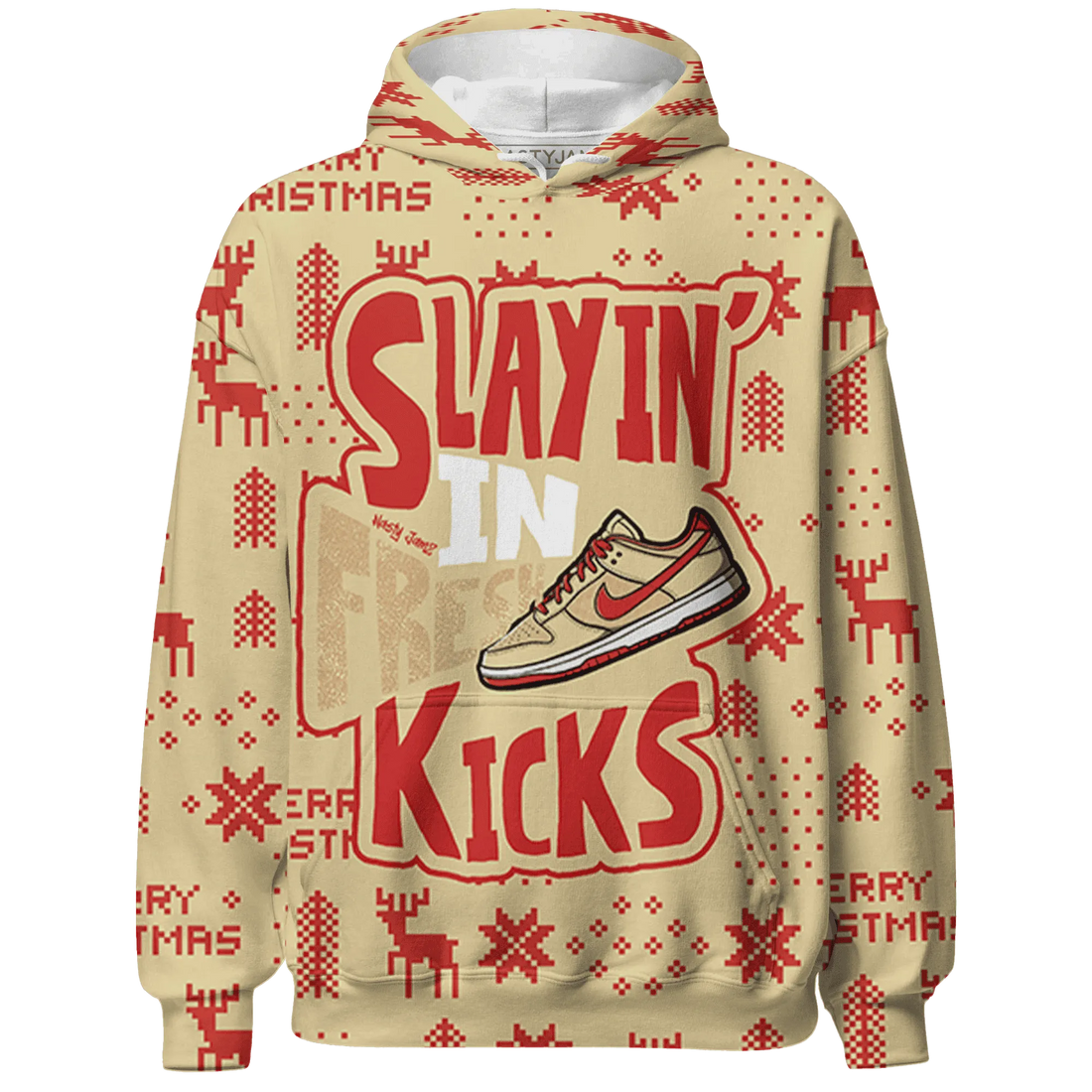 Dunk-Strawberry-Waffle-NastyJamz-Hoodie-Match-Slayin-Kicks-3D