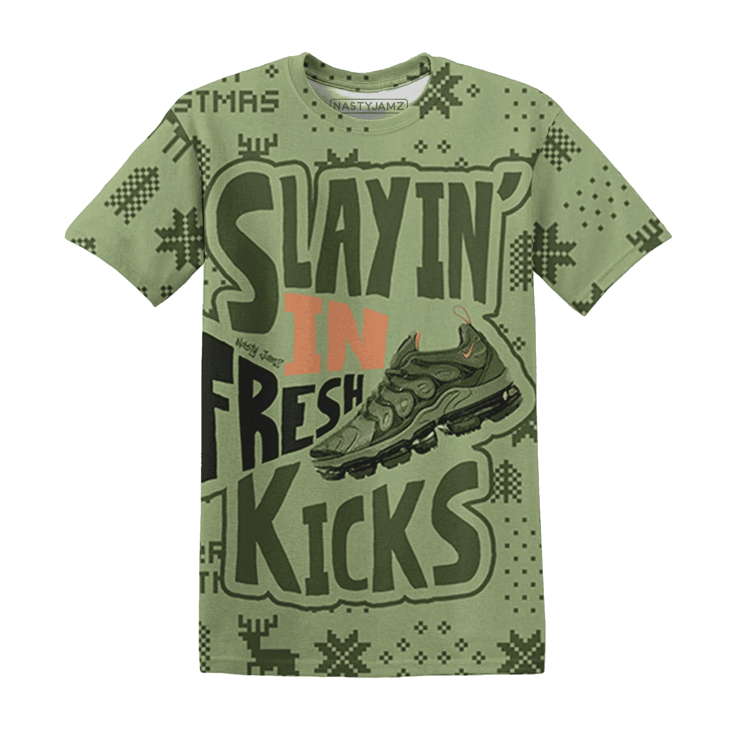 VaporMax-Alligator-NastyJamz-T-Shirt-Match-Slayin-Kicks-3D