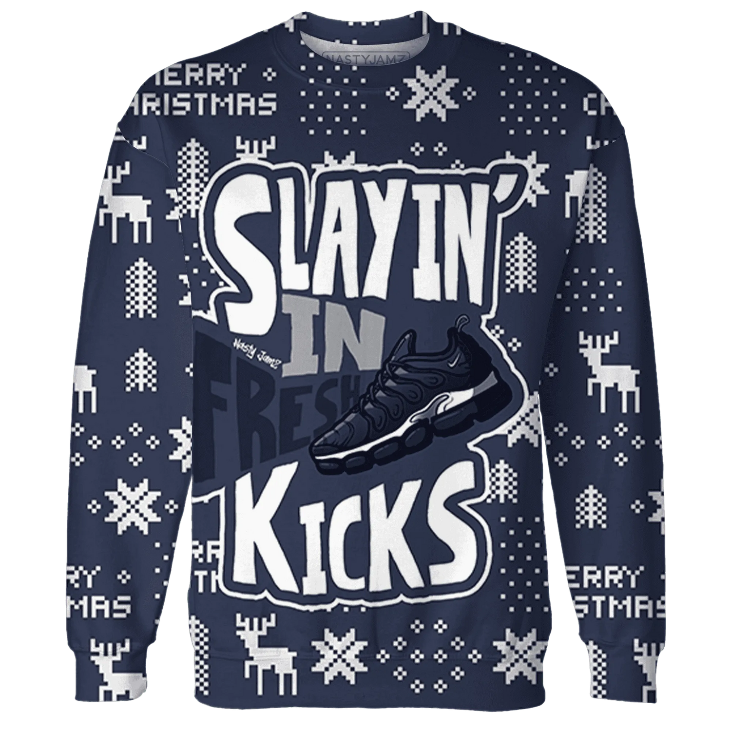 VaporMax-Metallic-Navy-Midnight-NastyJamz-Sweatshirt-Match-Slayin-Kicks-3D