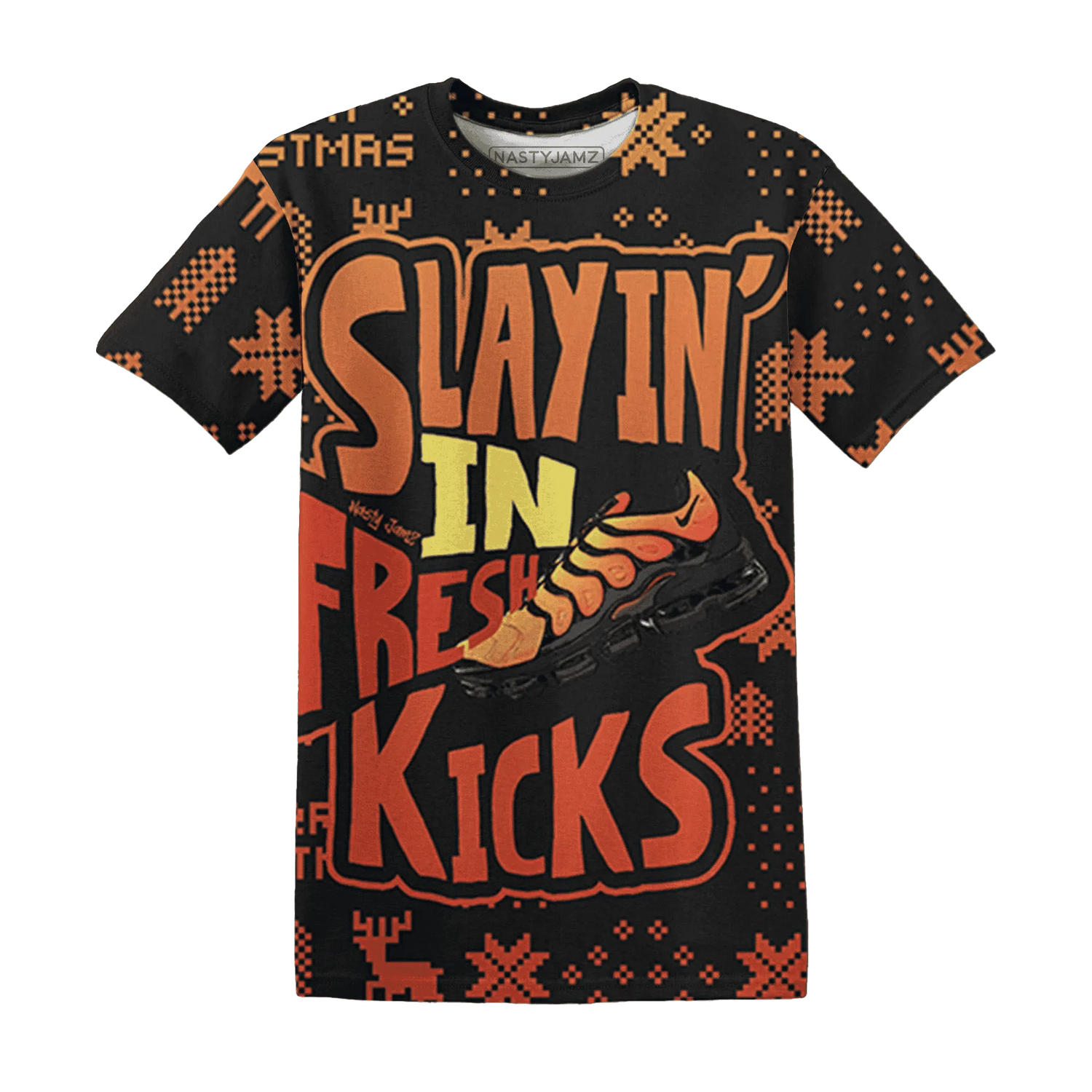VaporMax-Sunset-NastyJamz-T-Shirt-Match-Slayin-Kicks-3D
